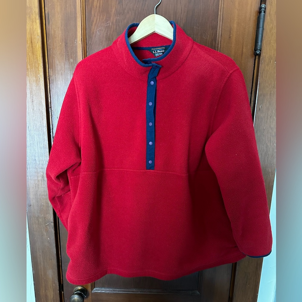 Ll bean fleece sweater